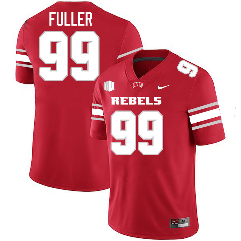 #99 Cohen Fuller UNLV Rebels College Football Jersey Stitched-Scarlet